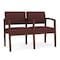 Lesro Lenox 2 Seat Tandem Seating W/ Arm, 44 in W 26 in L 31.5 in H LW2103 - alternate 1